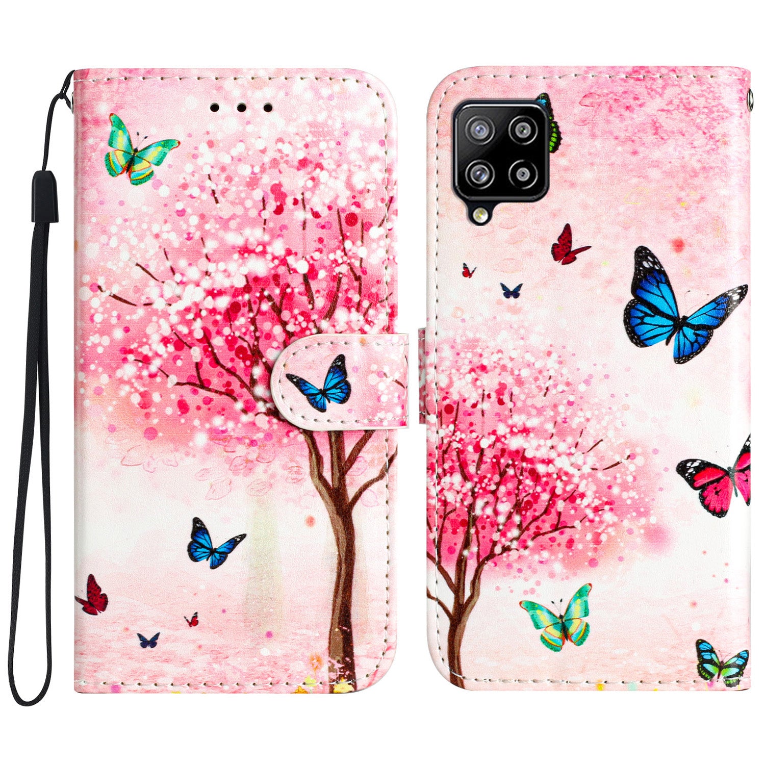 Pattern Printing Phone Case for Samsung Galaxy A22 4G (EU Version) Leather Folding Stand Wallet Cover Pattern Printing Phone Case for Samsung Galaxy A22 4G (EU Version) Leather Folding Stand Wallet Cover